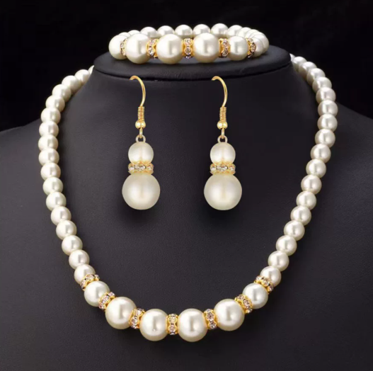 Abs Pearl Set (Gold)