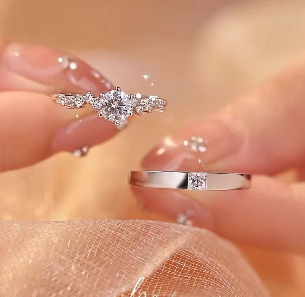 Engaged couple